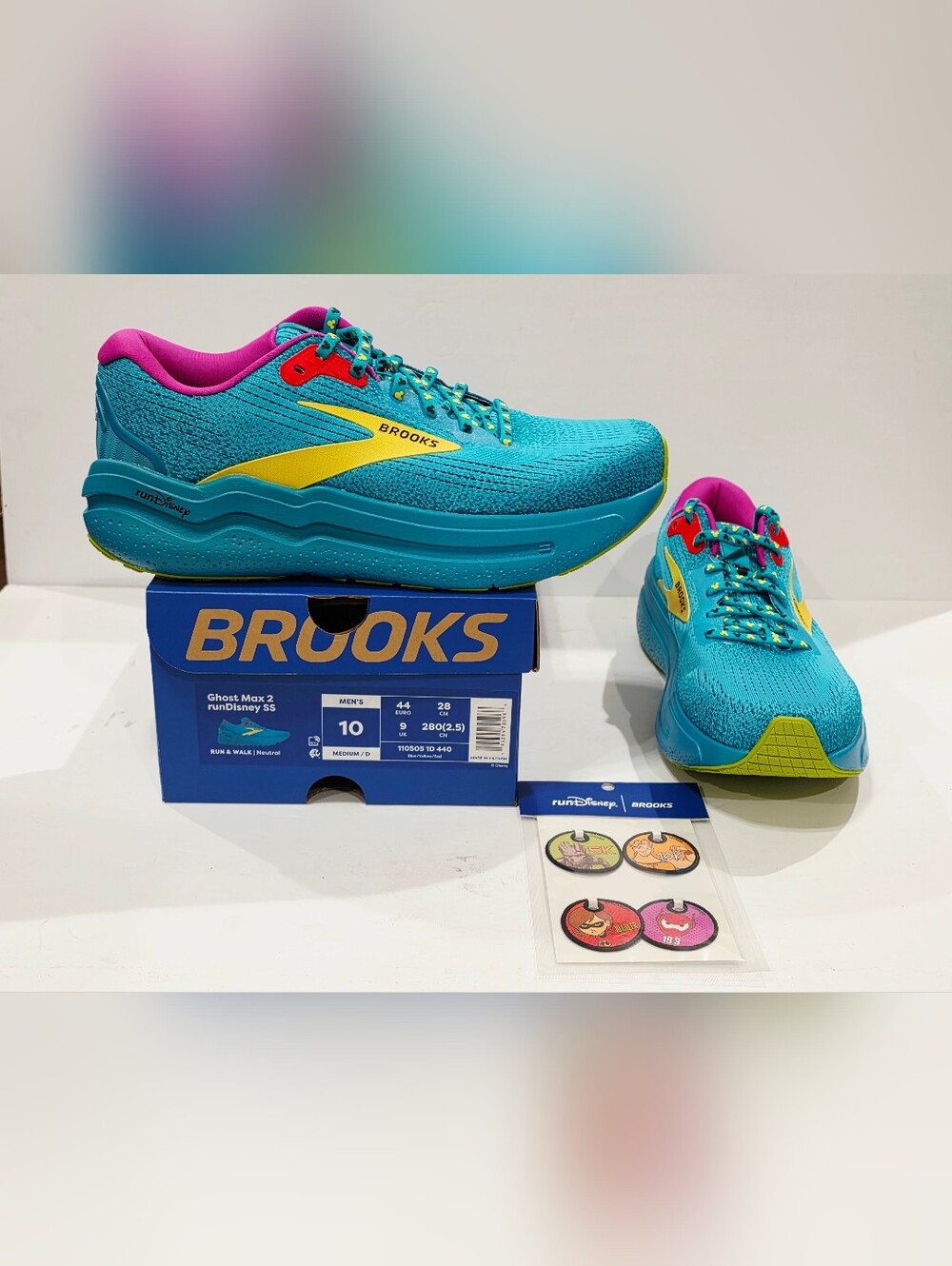 Brooks Ghost Max 2 RunDisney SS SPRINGTIME SURPRISE 2025 Men's 10 Medium D New